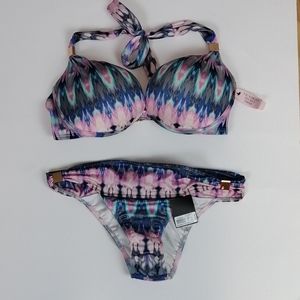 Victoria's Secret Hottie Halter Bikini Size 34D/S